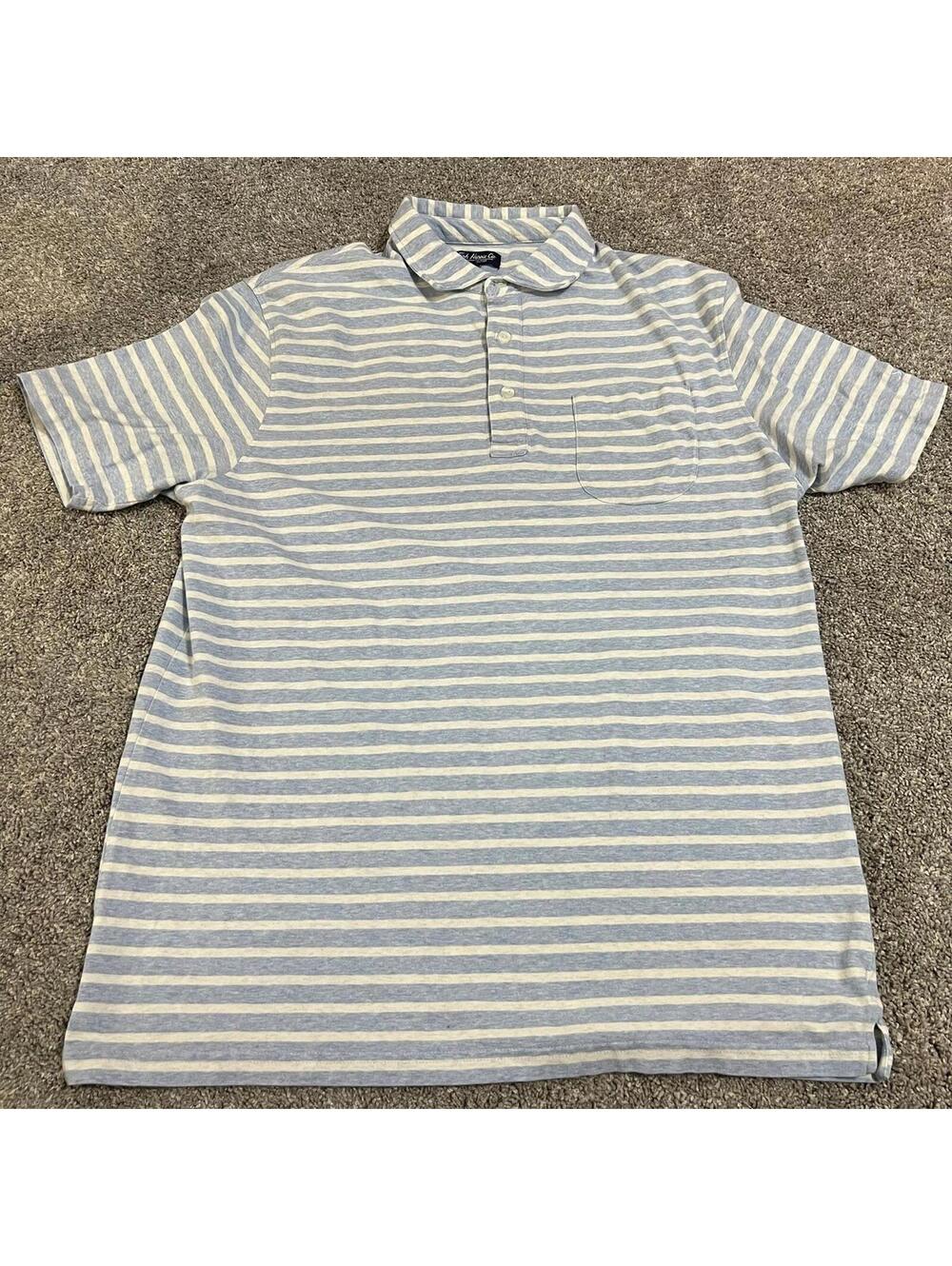 Fish Hippie Men's Polo Shirt size Large